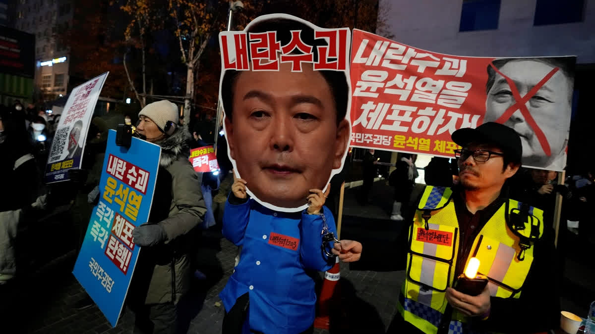 S. Korean Justice Ministry Imposes Travel Ban On President Yoon