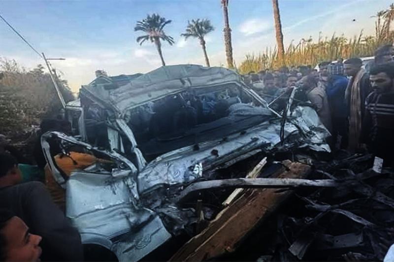 13 Killed, Two Injured In Microbus-Truck Collision In Central Egypt