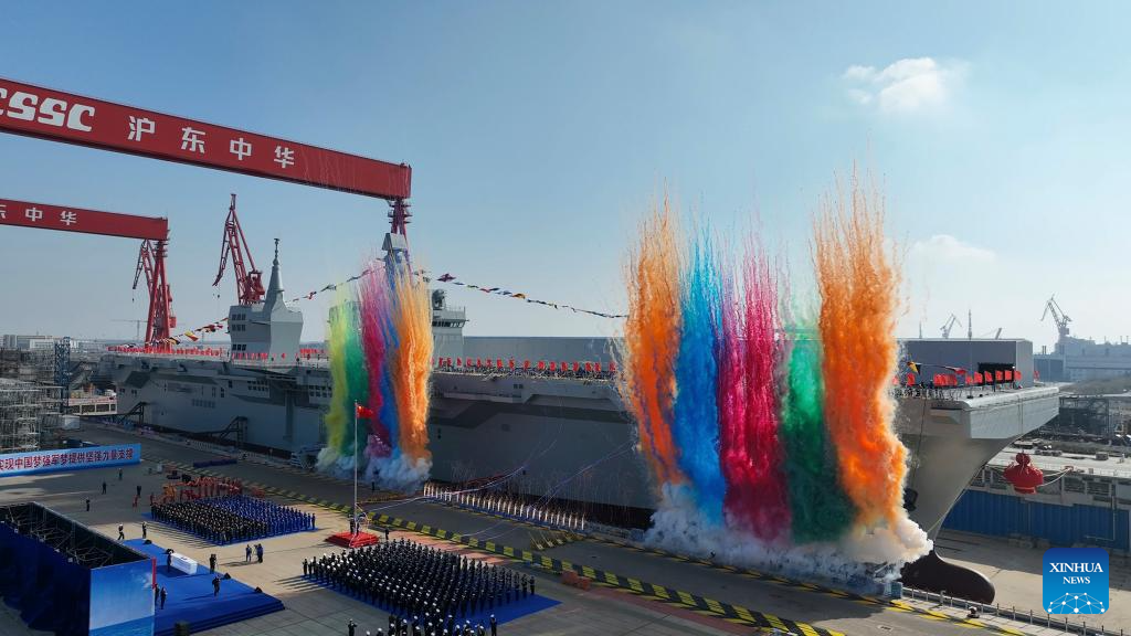 China Launches New-Generation Amphibious Assault Ship