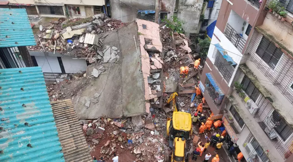 Multi-Storey Building Collapsed In N. India