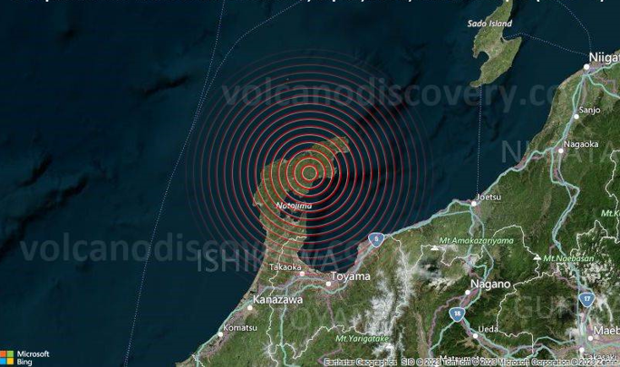 5.7-Magnitude Quake Hits Southeast Of Honshu, Japan