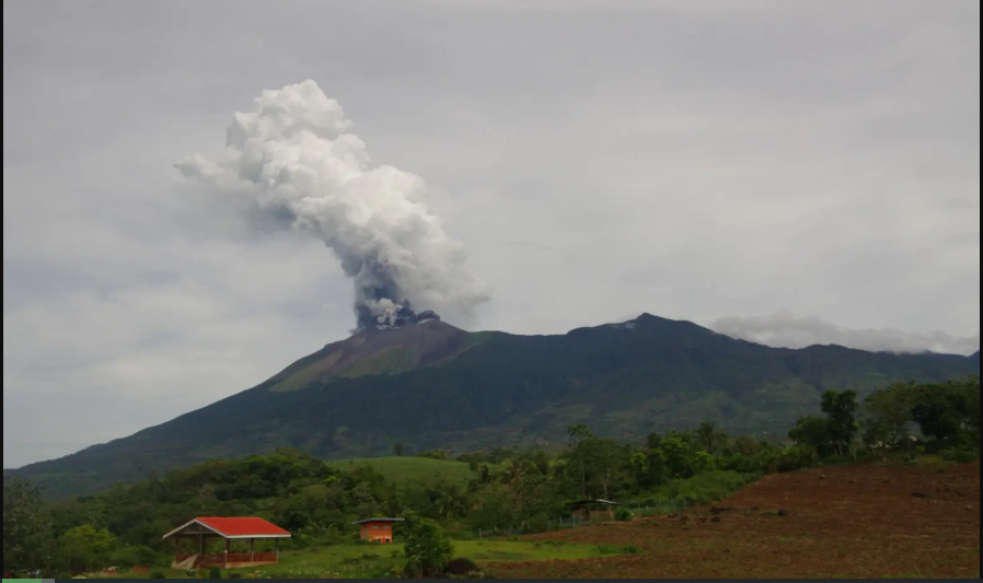 Philippine Volcano Erupts, Spews Plume Of Ash, Gas