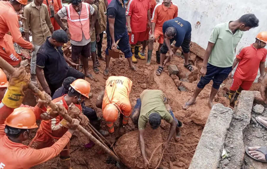 Four Bodies Retrieved From Debris After Landslide Hit Residential House In Tamil Nadu