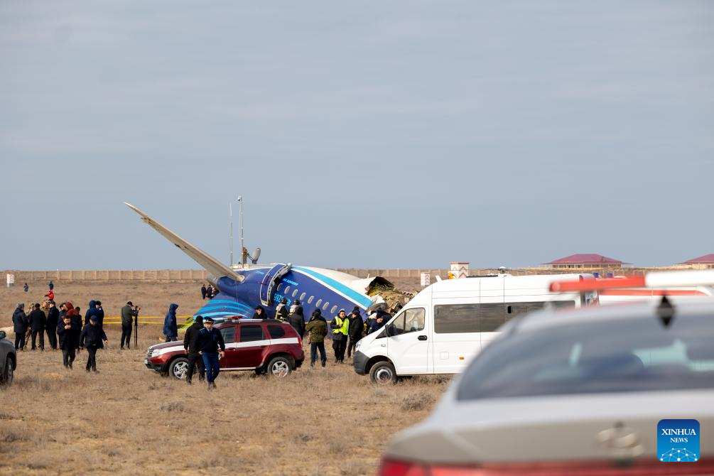 Azerbaijan Airlines Plane From Baku Crashes Near Kazakhstan’s Aktau