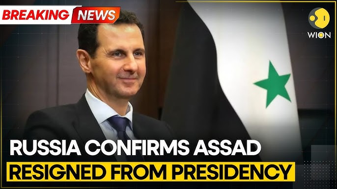 Al-Assad Resigns And Leaves Syria, Says Russian Foreign Ministry