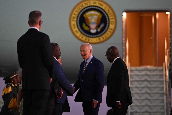 US Pres Biden kicks off two-day Angola visit