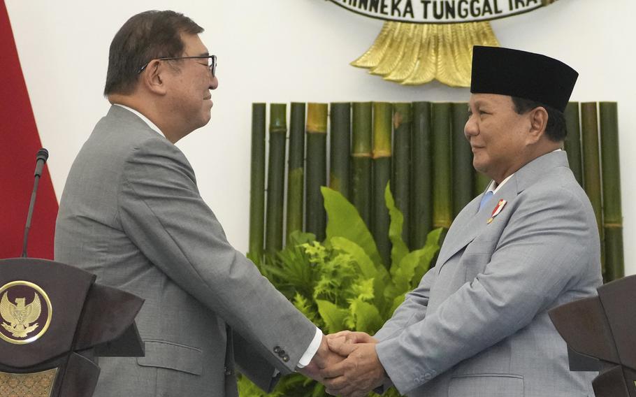 Indonesian President Met Japanese PM