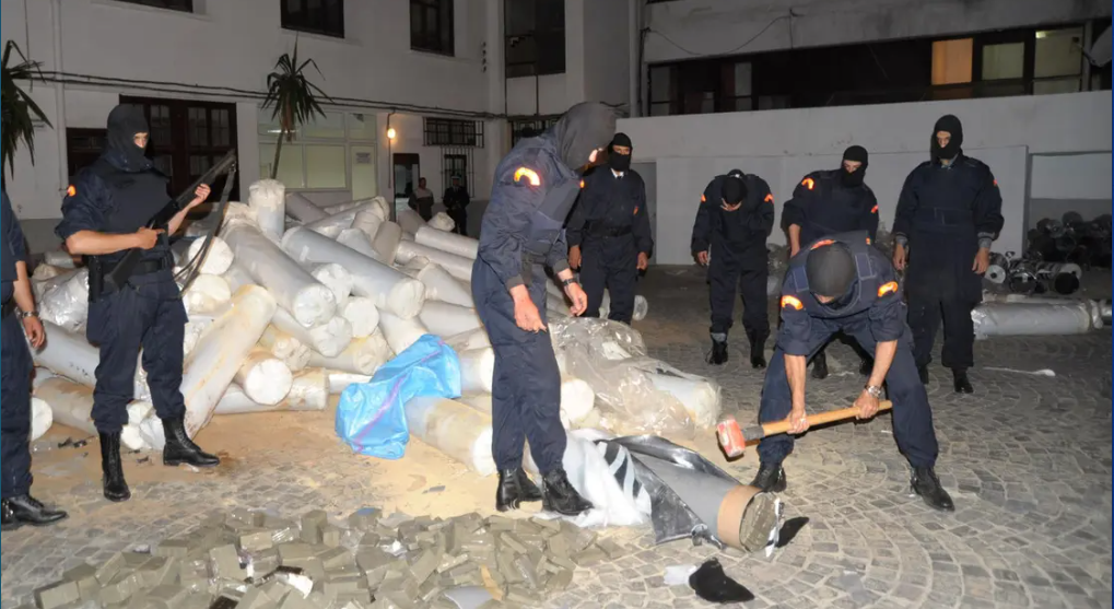 Moroccan Police Seized Nearly 10 Tonnes Of Cannabis In Southern Region