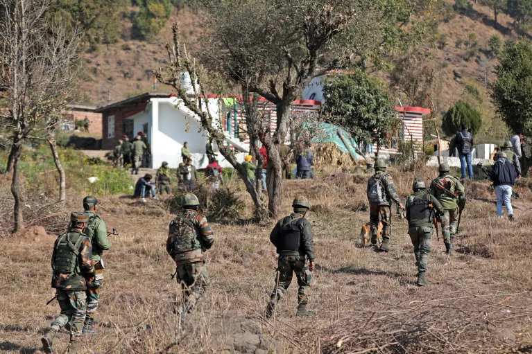 Indian Security Personnel Killed Five Armed Rebels