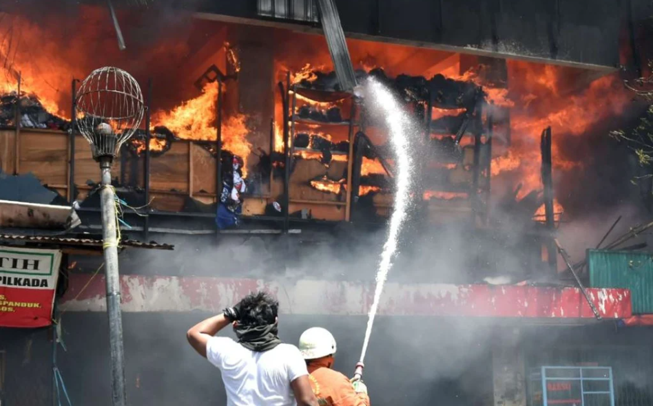 Seven Missing In Shopping Mall Fire In Indonesia