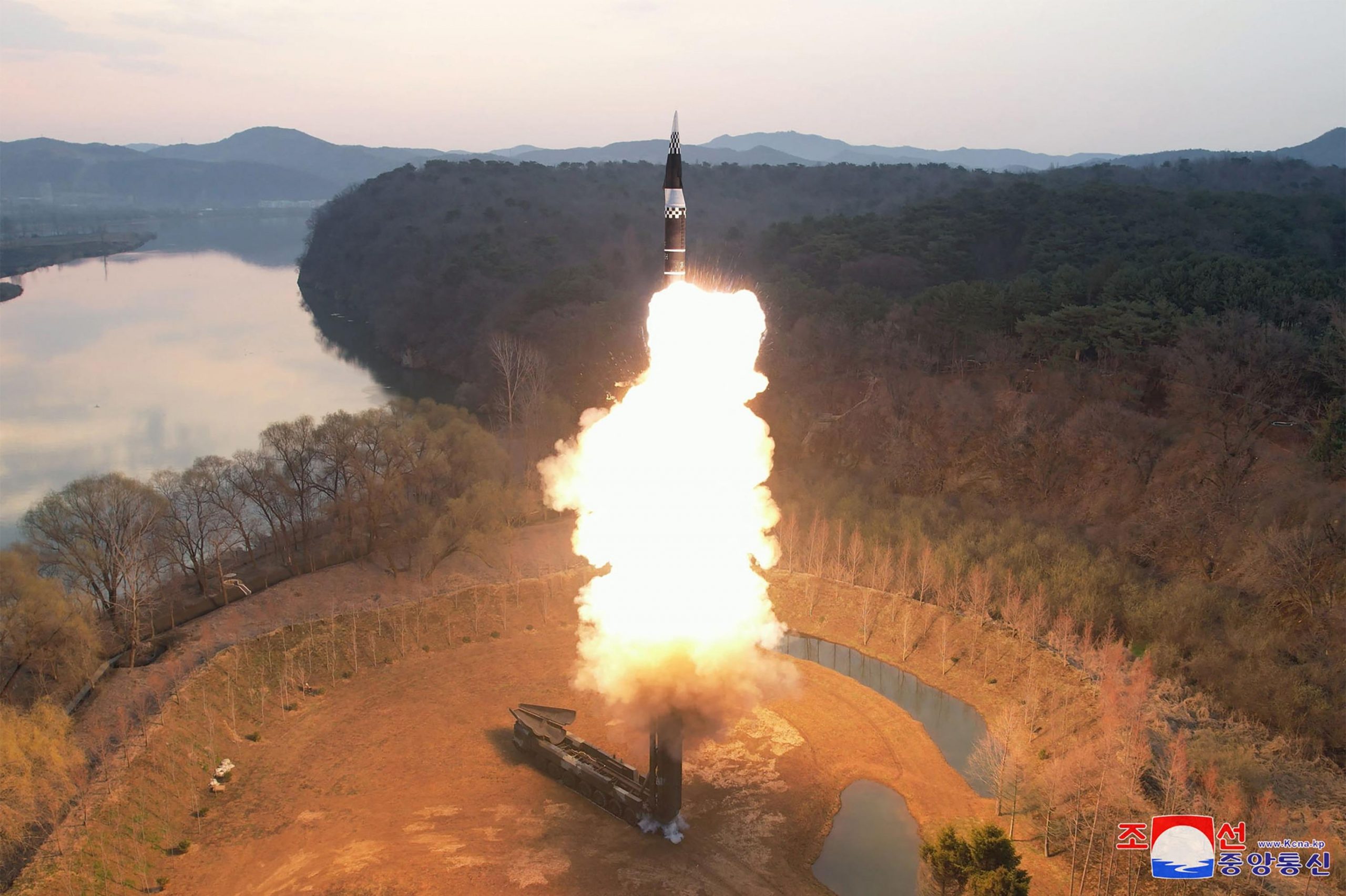 DPRK Test-Fired New-Type Intermediate-Range Ballistic Missile