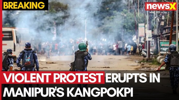 Many Injured As Protest Rally Turned Violent In Manipur