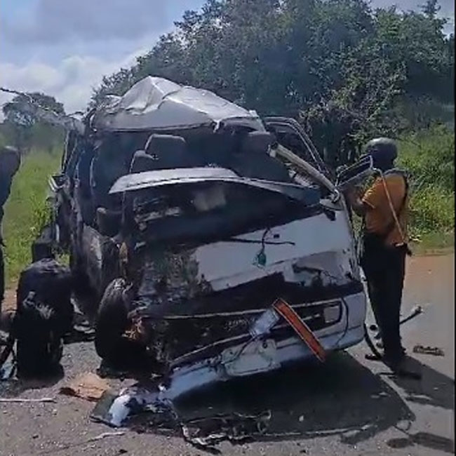 Two Dead, 35 Injured In Bus-Van Collision In Sri Lanka