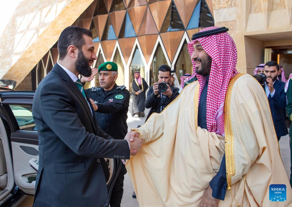 Saudi Crown Prince, Syria’s Interim President Met On Ties, Latest Developments