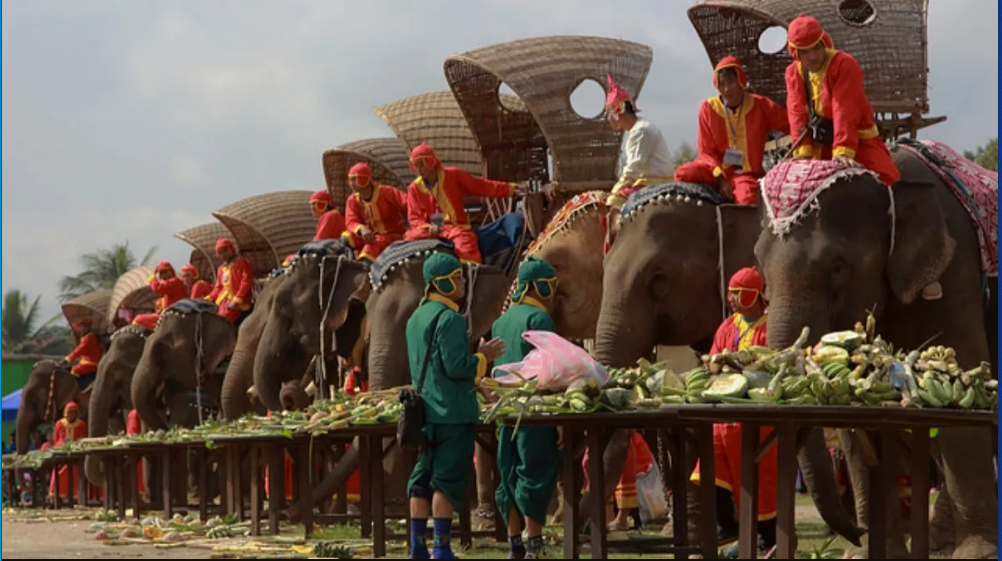 50 Elephants Featured In Festival To Mark Laos’ 50th Founding Anniversary