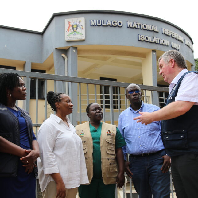 WHO says 6 contacts of Ugandan Ebola patient are ill, vaccination efforts begin Sunday