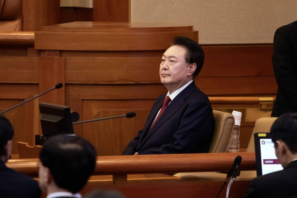 S. Korea’s Court Holds 5th Hearing Of Yoon’s Impeachment Trial, With Yoon Present