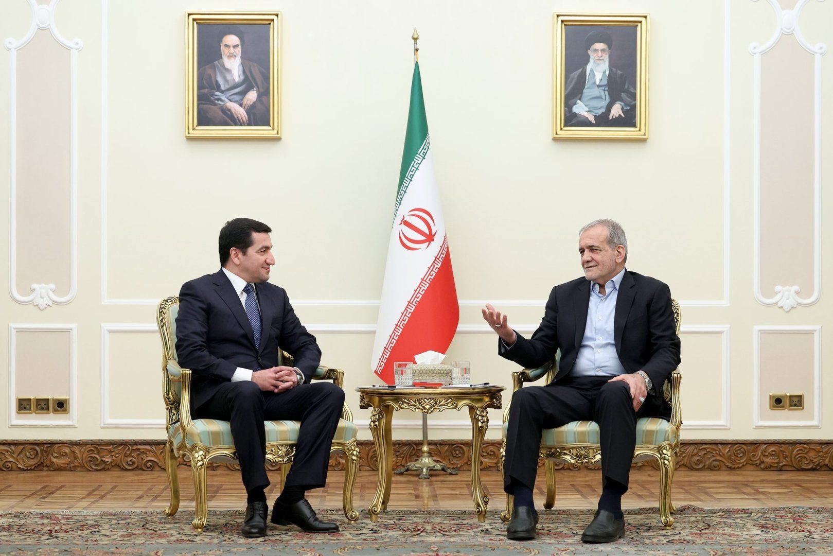 Iranian President Vows To Strengthen All-Out Ties With Azerbaijan