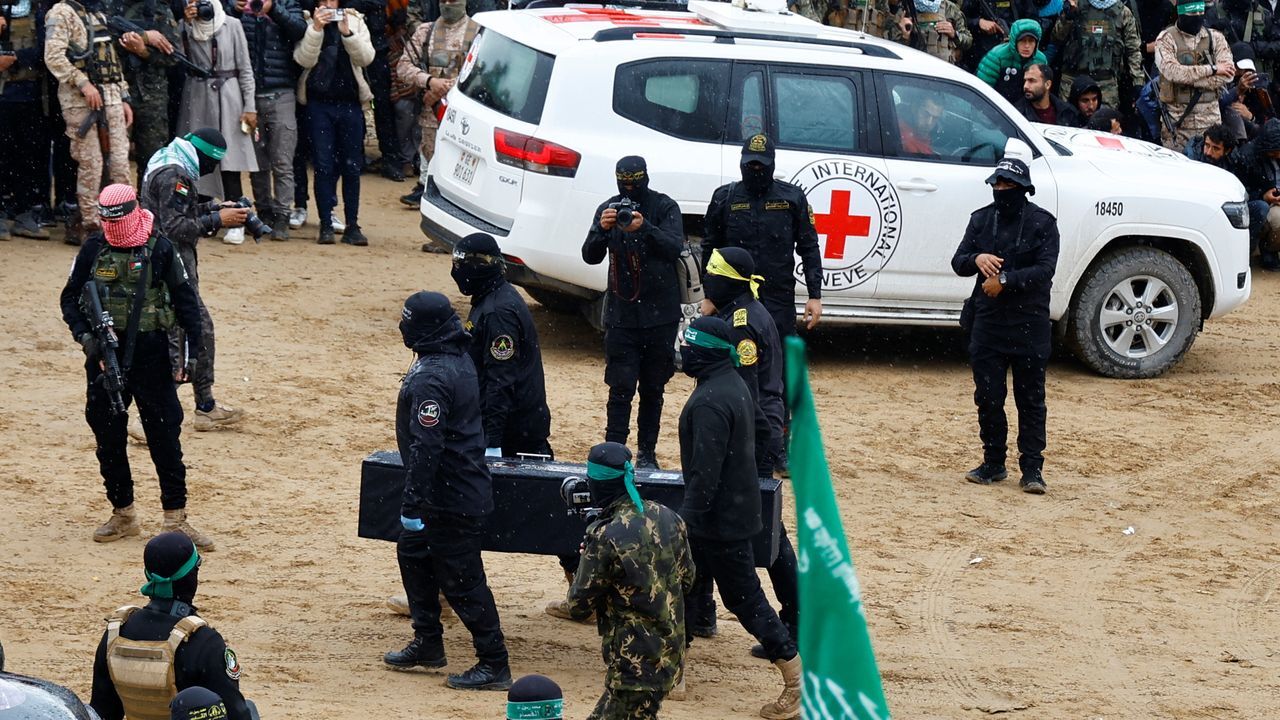 Hamas Hands Over Bodies Of Four More Hostages To Red Cross