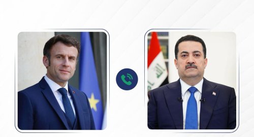 Iraqi PM, French President Discussed Ties, Regional Issues Over Phone